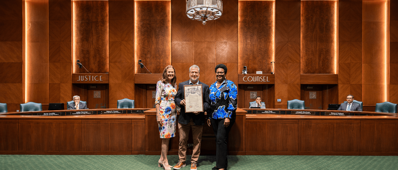 Lock Arms for Life proclamation for Firearm Safety Day with Bill Odle