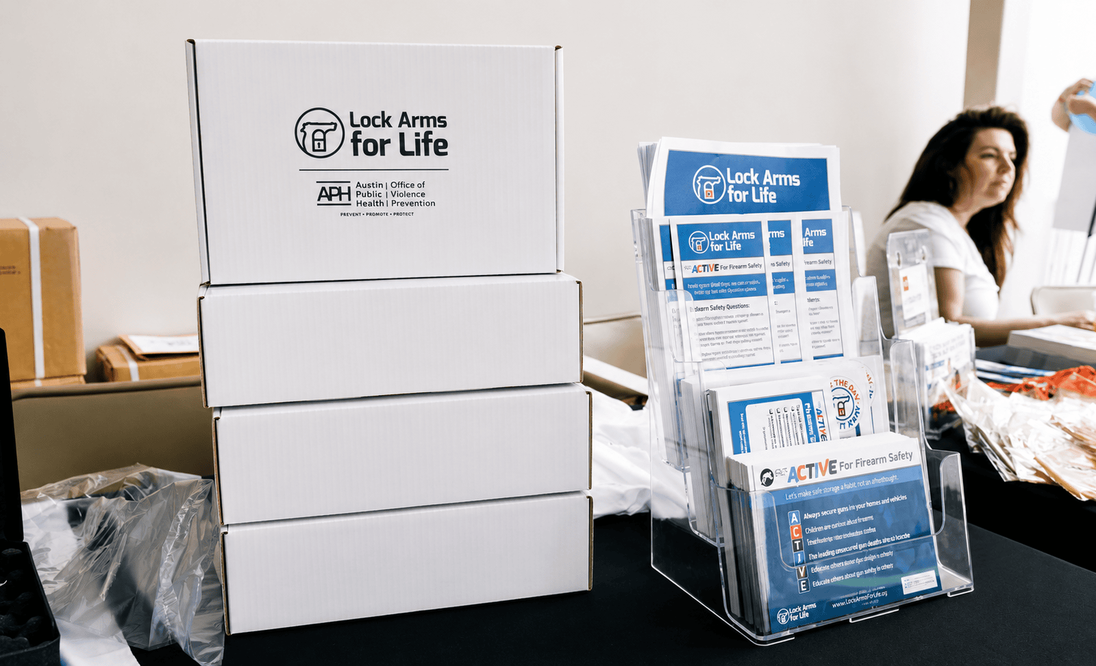 Donate to support Lock Arms for Life firearm safety programs