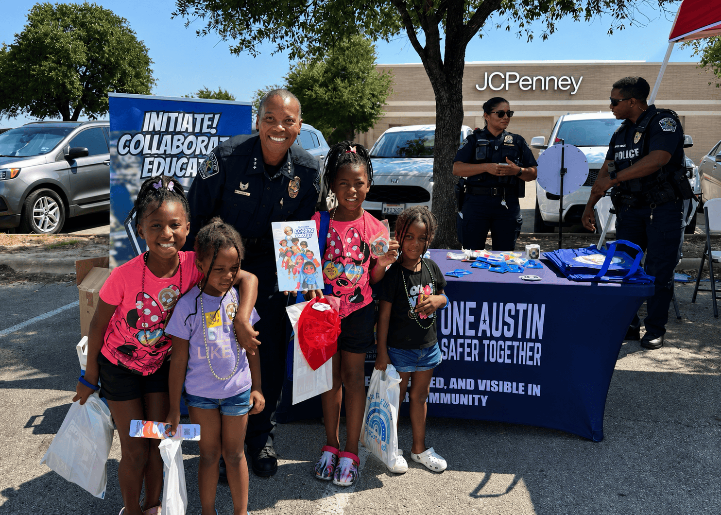 Law enforcement and community partners promoting firearm safety