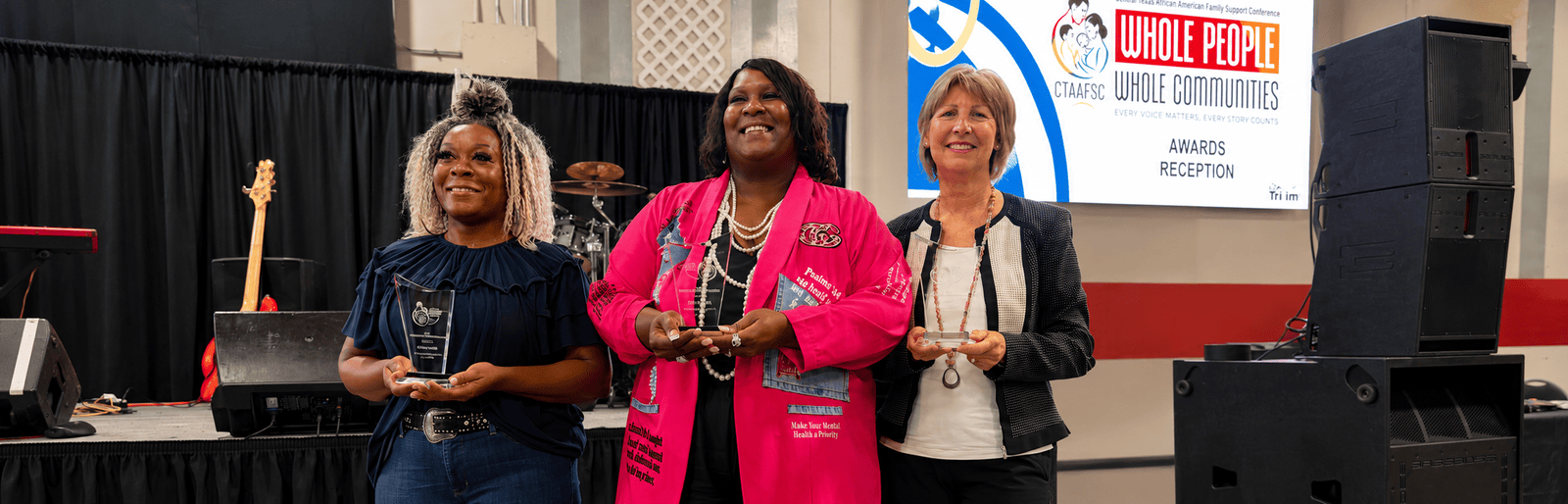 Community leaders receiving health and wellness advocacy awards in Central Texas